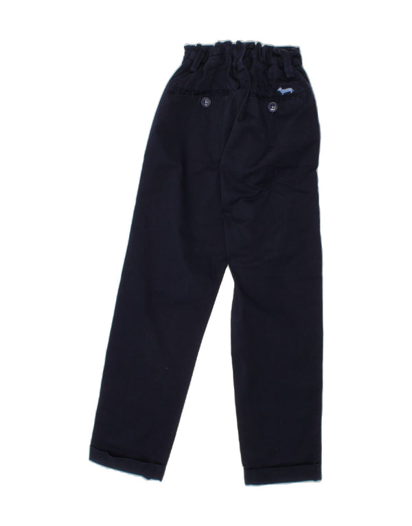 HARMONT & BLAINE Boys Straight Chino Trousers 5-6 Years W18 L20 Navy Blue