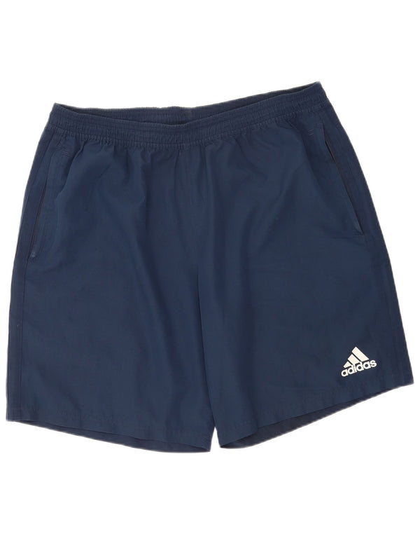 Мужские спортивные шорты Adidas Climacool XL темно-синие из полиэстера