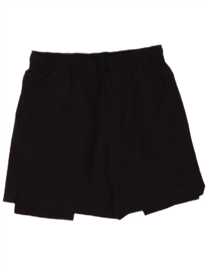 Мужские спортивные шорты Nike Dri Fit, средний черный полиэстер