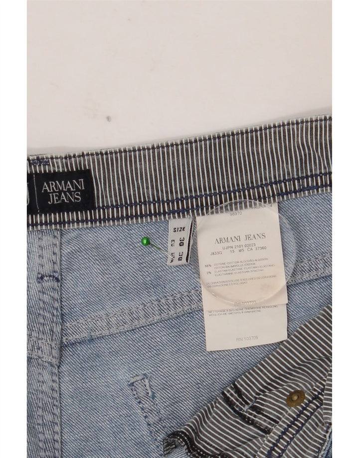 ARMANI Женские узкие джинсы W30 L35 Синие, хлопок