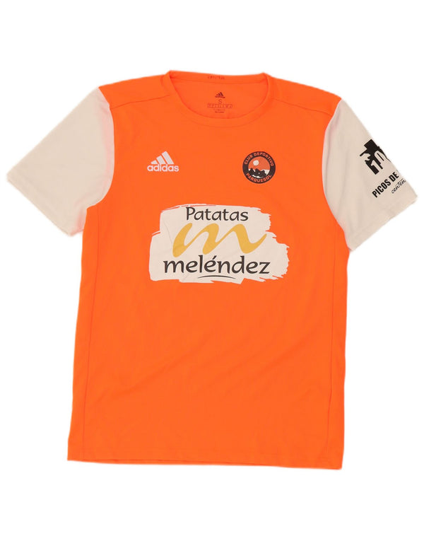 Adidas Mens Club Deportivo Parquesol Футболка с рисунком, маленький оранжевый