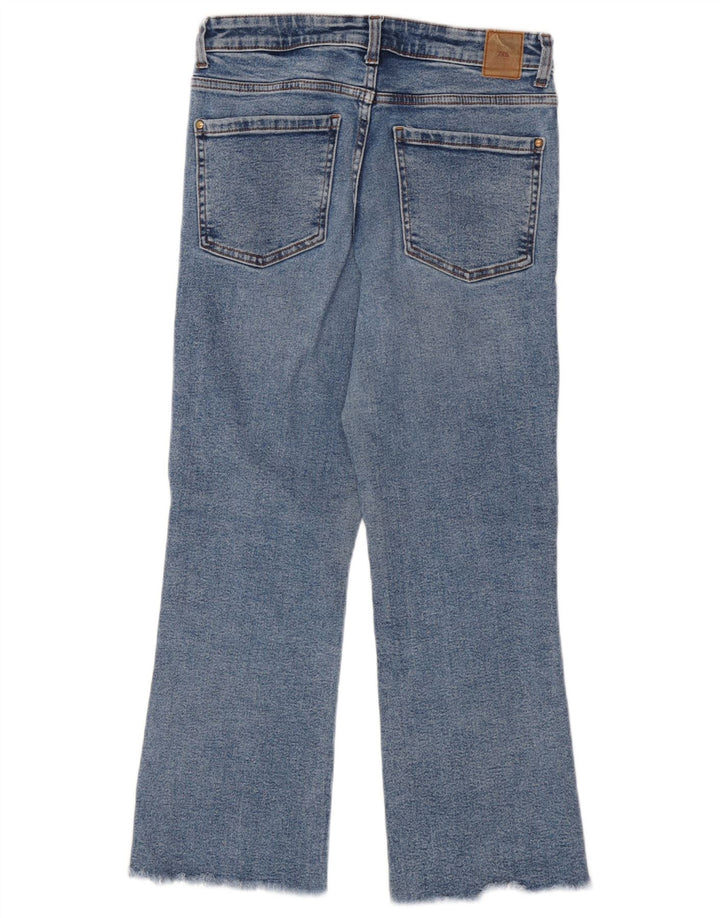 Женские джинсы Bootcut Zara EU 38, маленькие W28 L25, синие, хлопок