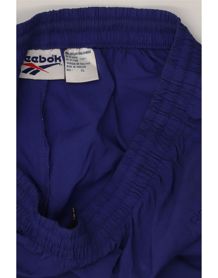 REEBOK Мужские спортивные брюки Джоггеры XL Фиолетовый полиэстер