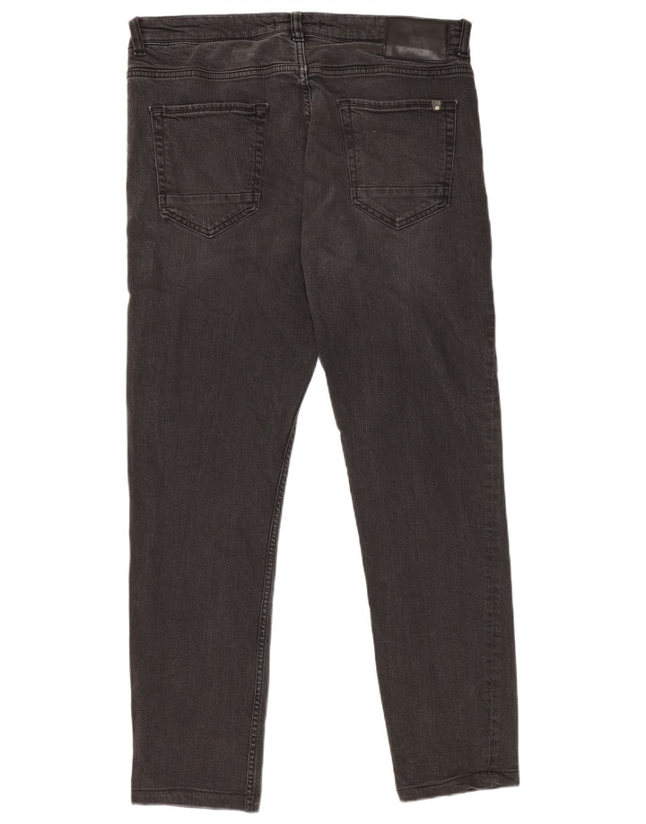 Мужские узкие джинсы Zara EU 46 XL W36 L30 черные