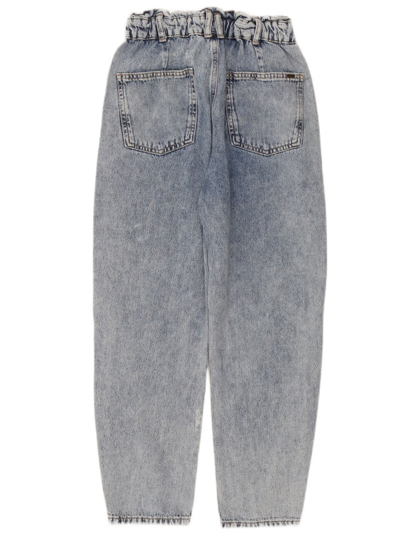 Женские зауженные джинсы с высокой талией Zara EU 34 2XS W24 L24 синие