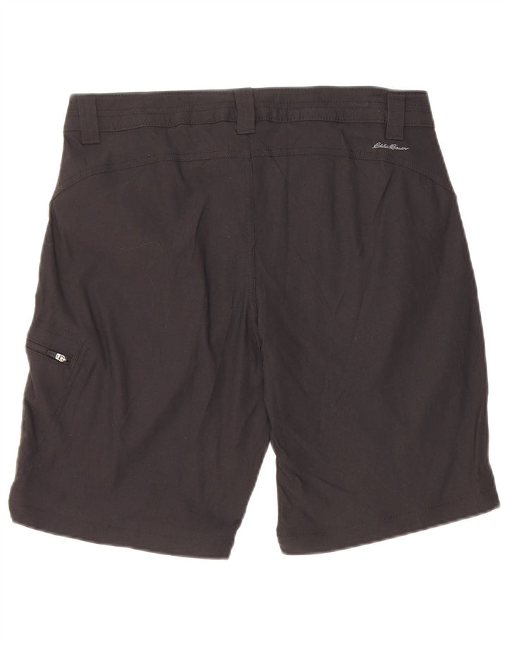 Женские походные шорты Eddie Bauer US 8 Medium W30, черный нейлон
