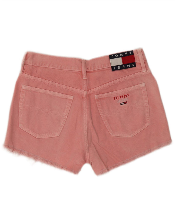 Женские джинсовые шорты Tommy Hilfiger W28 Средний Розовый