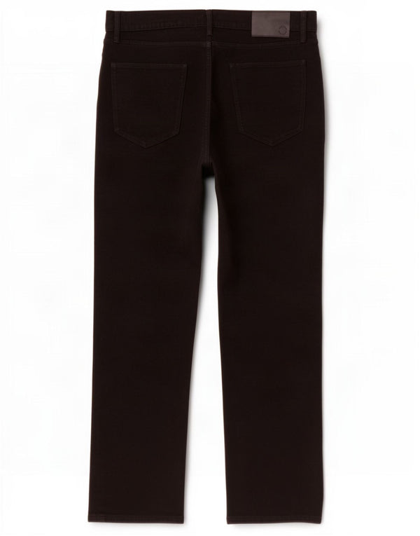 Marks & Spencer Mens Straight Casual Trousers W34 L29 Black Cotton