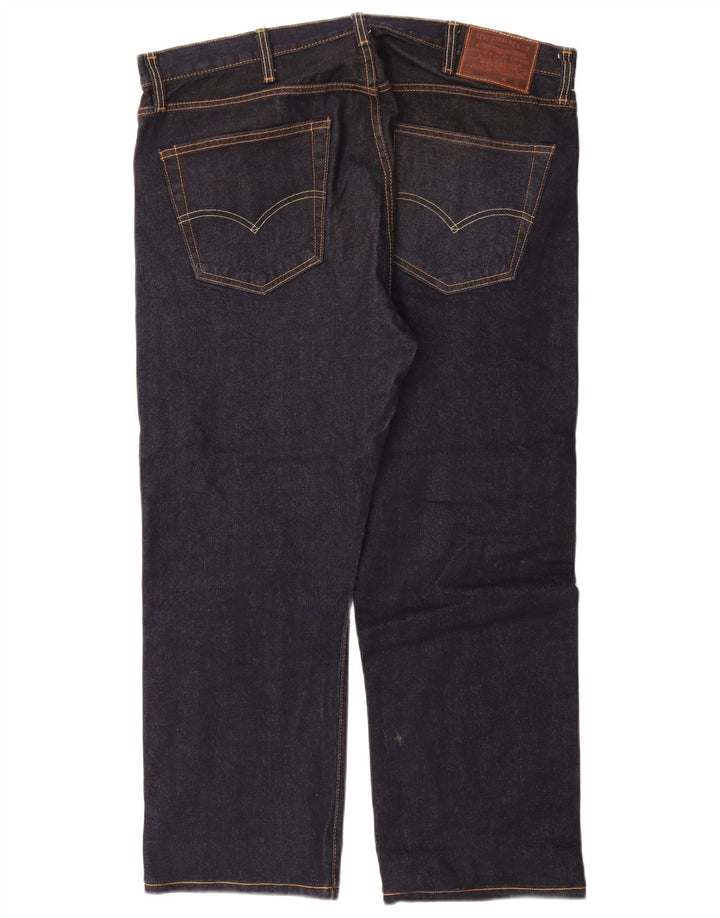Мужские прямые джинсы Levi's 501 W38 L27 темно-синие, хлопок