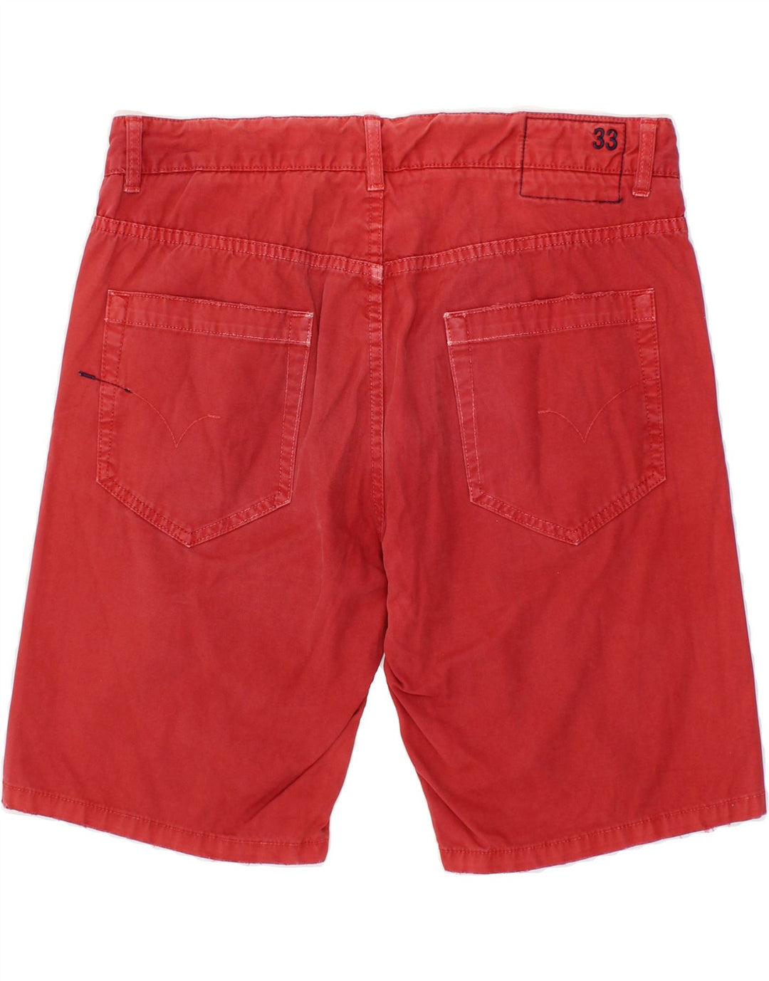 SUN68 Mens Casual Shorts W33 Medium Red Cotton Vintage Sun68 and Second-Hand Sun68 from Messina Hembry 