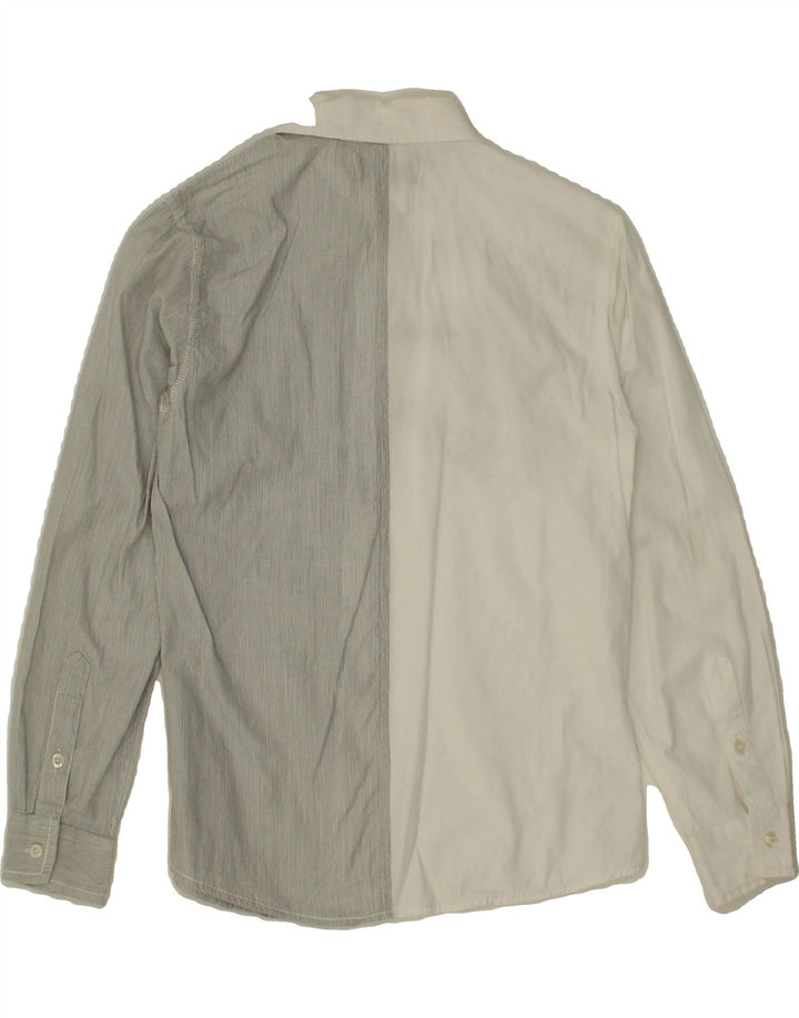 GUESS Boys Graphic Shirt 9-10 Years Grey Colourblock Cotton Vintage Guess and Second-Hand Guess from Messina Hembry 