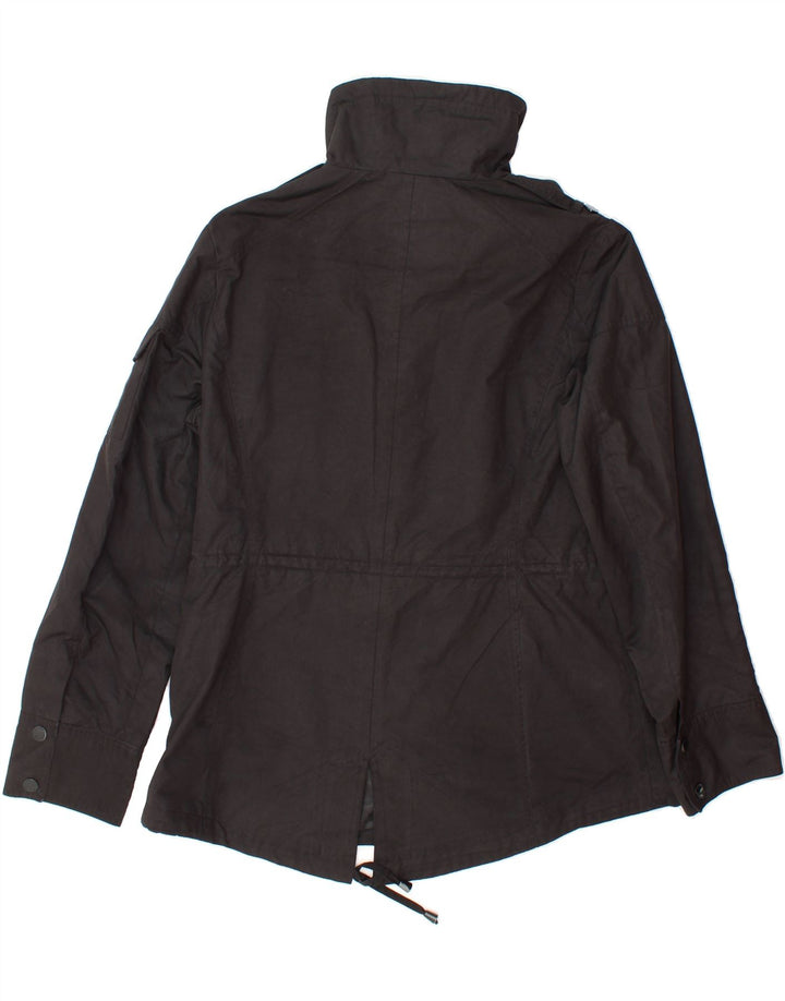 MICHAEL KORS Womens Rain Jacket UK 14 Medium Black Polyester Vintage Michael Kors and Second-Hand Michael Kors from Messina Hembry 