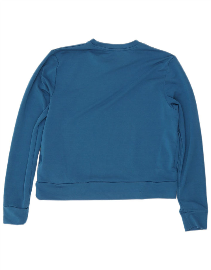 Женский укороченный свитшот свободного кроя UNDER ARMOR, UK 10, маленький синий