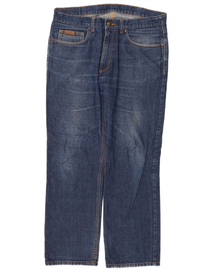 Мужские прямые джинсы Farah W36 L30, синий хлопок
