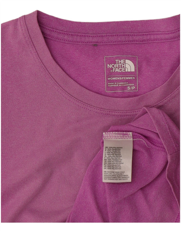 Женская футболка The North Face Top UK 10, маленький фиолетовый, полиэстер