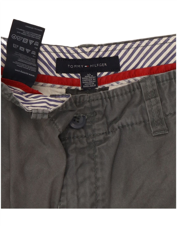 Мужские шорты карго Tommy Hilfiger W33, средний серый хлопок