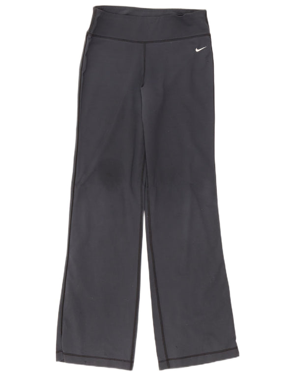 Женские спортивные брюки Nike Dri Fit UK 10, маленькие серые