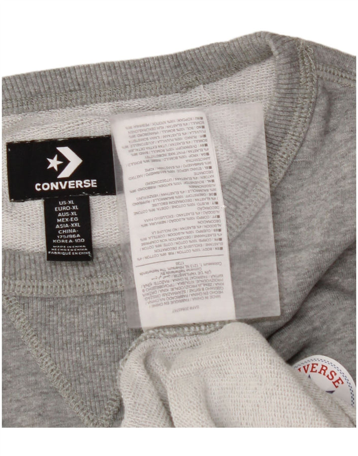 Женский свитер CONVERSE UK 18 XL, серый хлопок