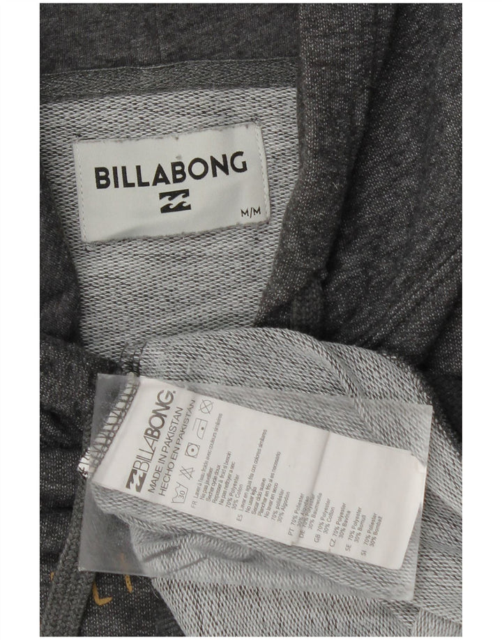 Billabong Мужской джемпер с капюшоном с рисунком, средний серый, полиэстер с крапинками