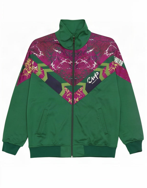 Мужская спортивная куртка F.LLI Campagnolo IT 50 Medium Green Colorblock