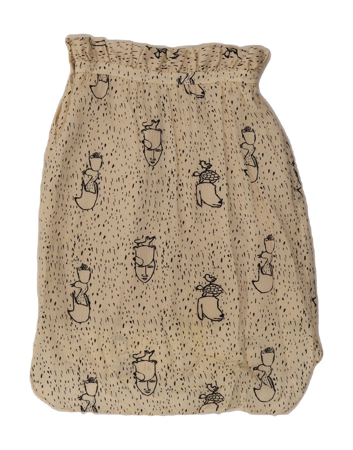 JC DE CASTELBAJAC Womens Asymmetrical Skirt EU 36 Small W26 Off White Vintage JC De Castelbajac and Second-Hand JC De Castelbajac from Messina Hembry 