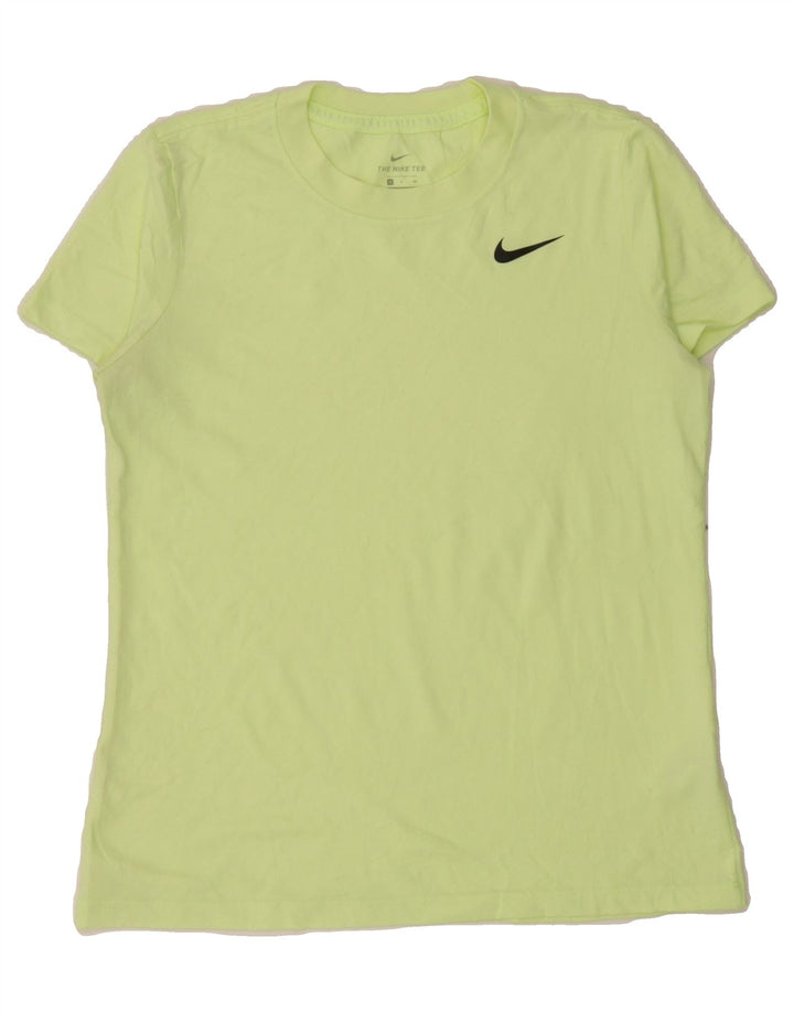 NIKE Womens Dri Fit T-Shirt Top UK 10 Small Green Polyester Vintage Nike and Second-Hand Nike from Messina Hembry 