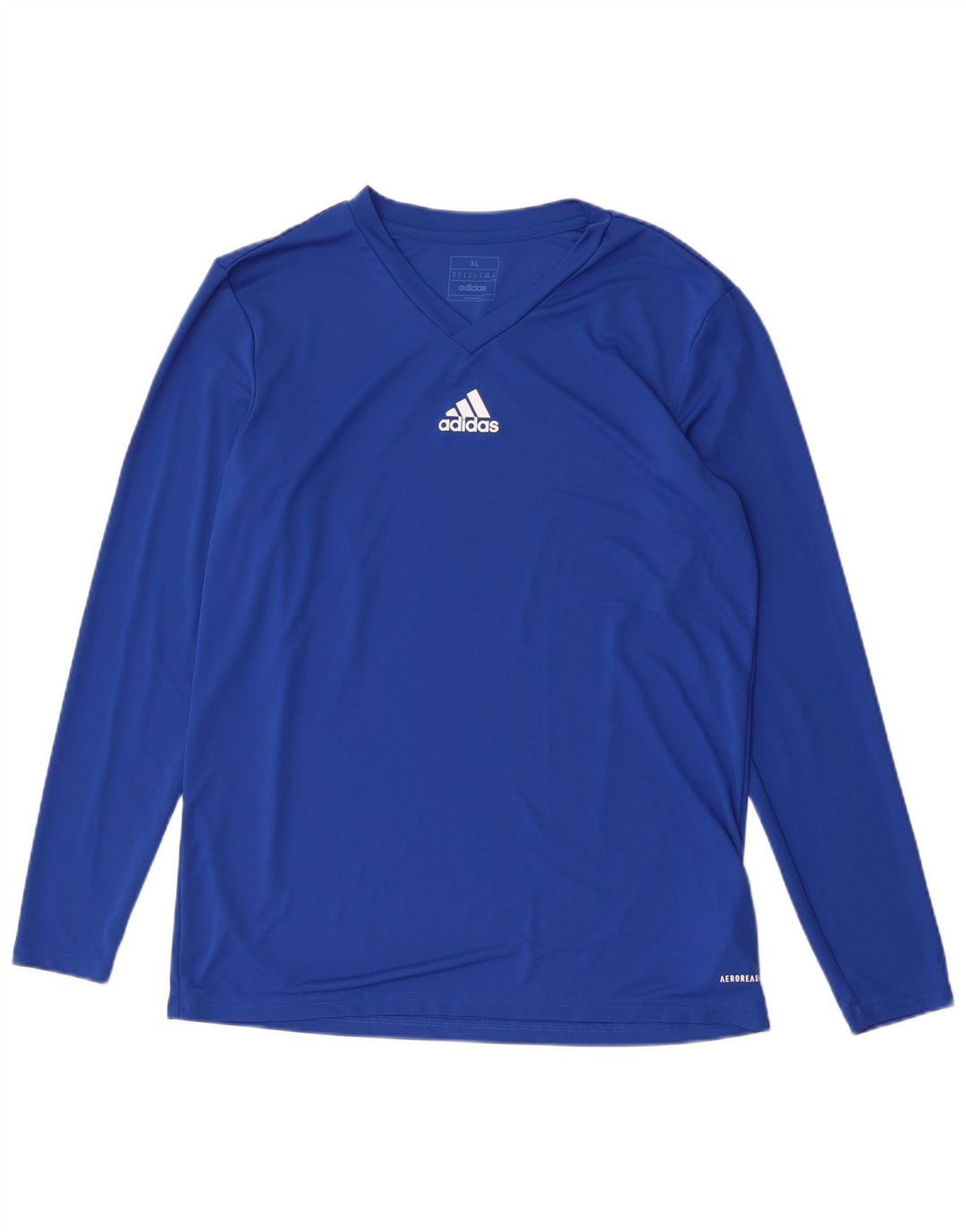 Мужской топ Adidas Aeroready с длинным рукавом XL, синий полиэстер