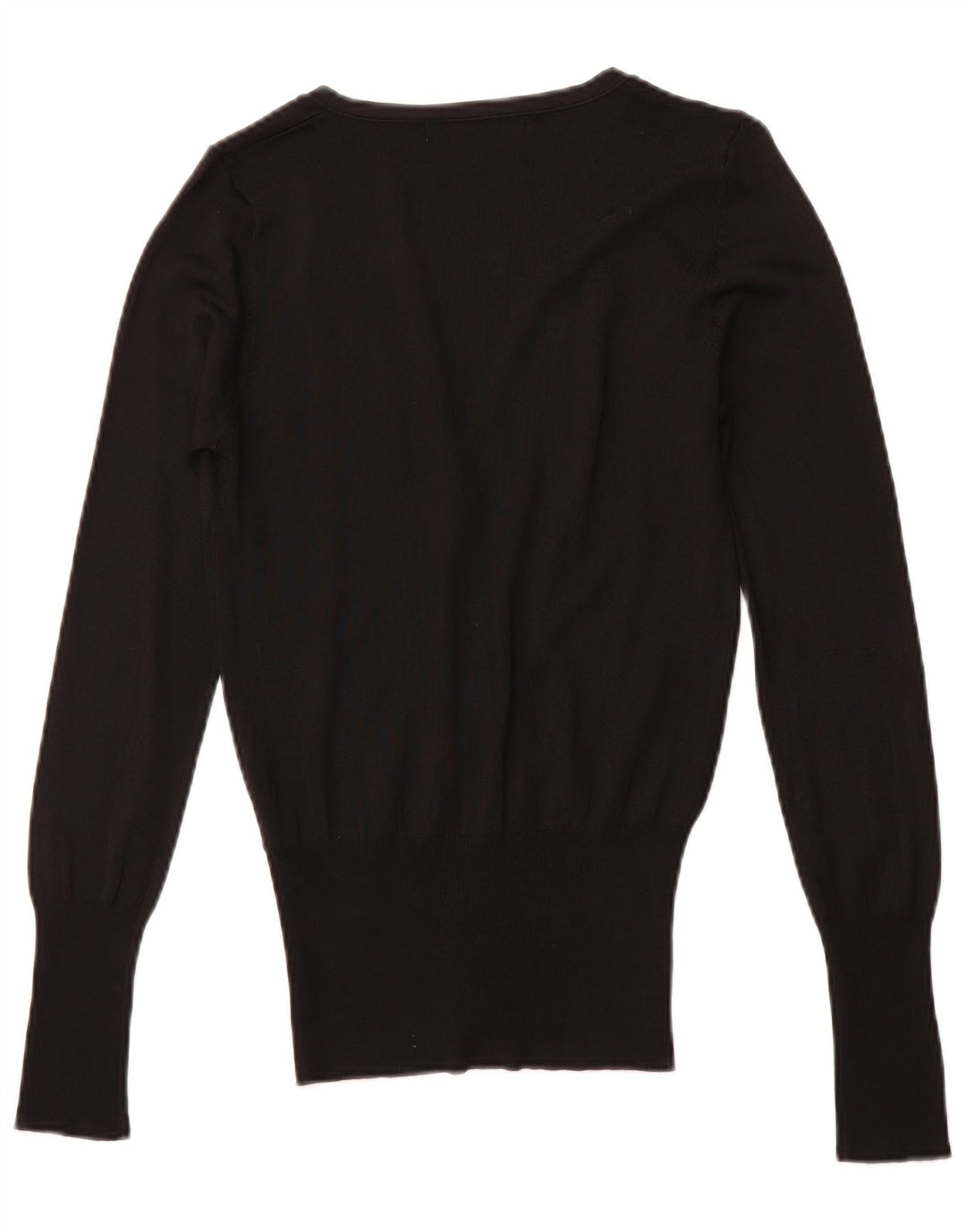 Женский кардиган ZARA UK 10, маленький черный вискоза