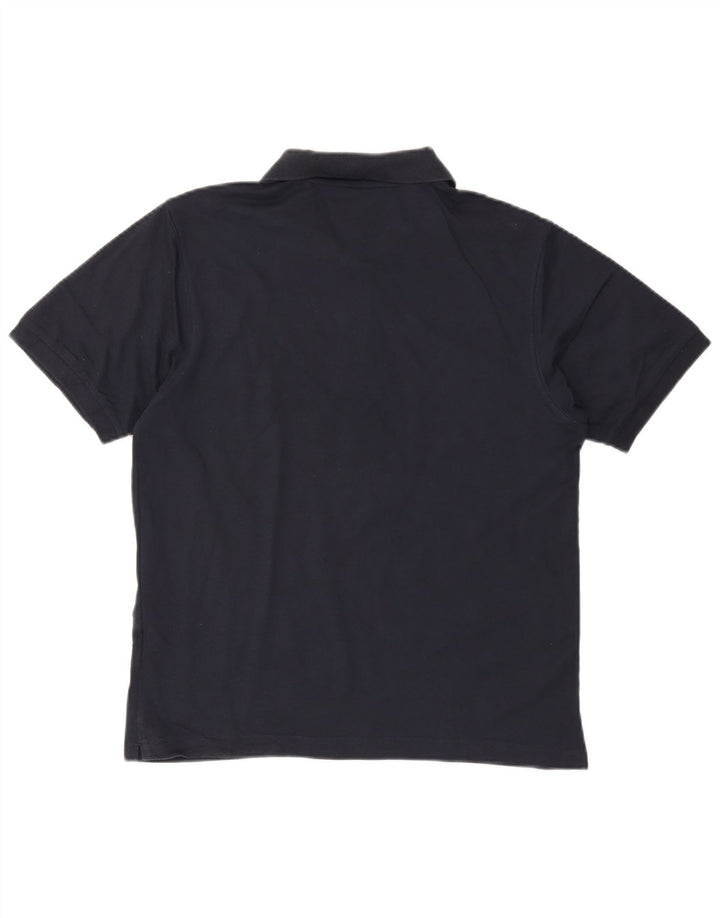 Мужская рубашка-поло CHAMPION среднего размера, темно-синяя, хлопок