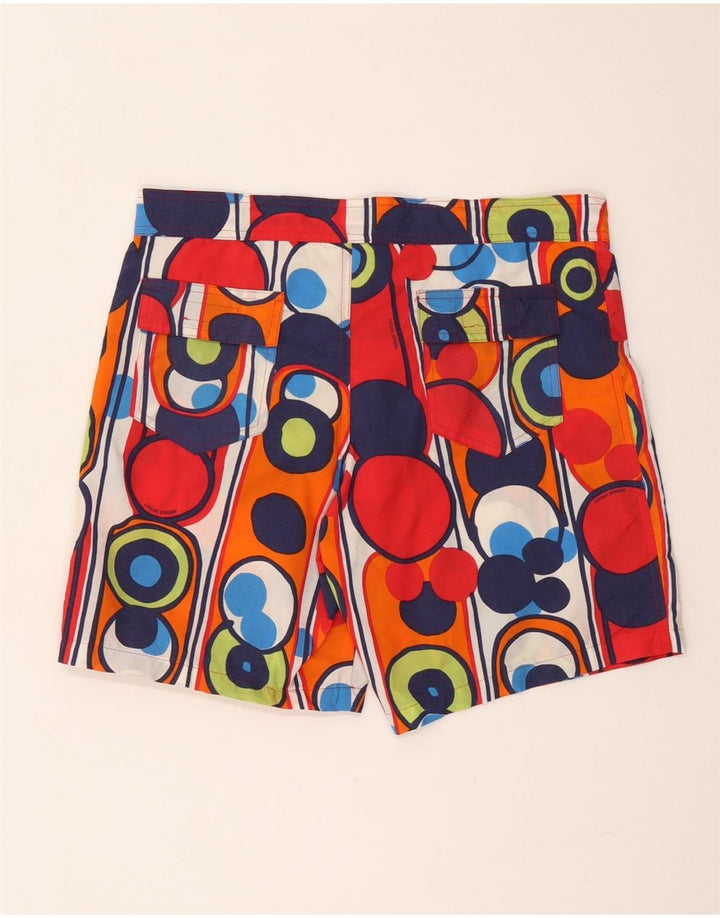 Versace Мужские шорты чинос Ittierre W34, большие разноцветные с геометрическим узором