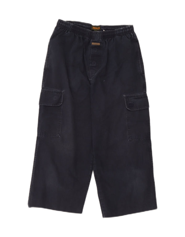 Брюки-карго Timberland для девочек 13–14 лет W32 L19 Темно-синие в клетку