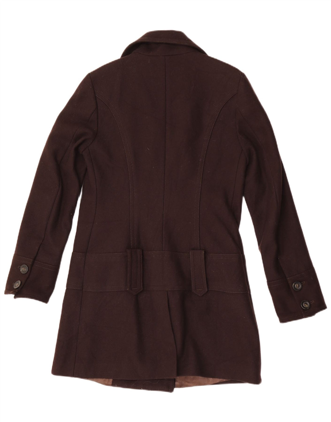 Женское пальто Benetton IT 42 Medium Brown Wool
