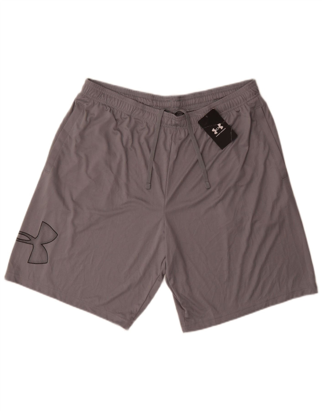 Мужские спортивные шорты с рисунком Under Armour XL, серый полиэстер