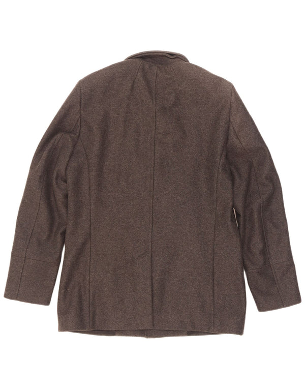 Мужское пальто Reiss UK 40, большое, серое, шерстяное