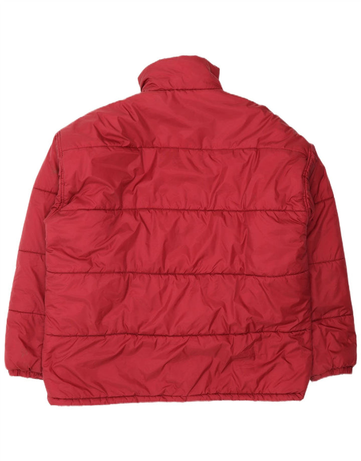 Винтажная мужская стеганая куртка UK 42 XL, красная