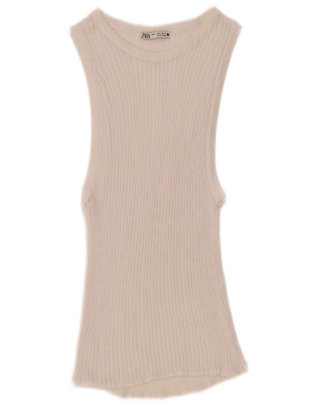 Женский жилет Zara UK 14, средний белый