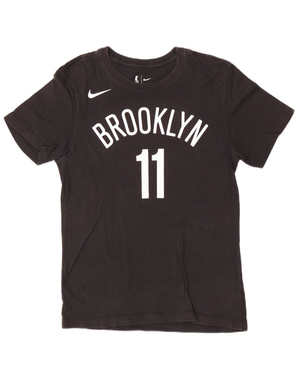 Мужская футболка Nike Brooklyn с графическим рисунком, маленький черный хлопковый топ
