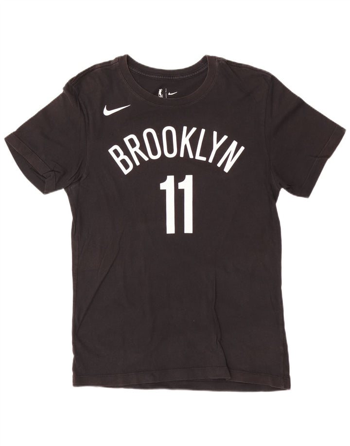 Мужская футболка Nike Brooklyn с графическим рисунком, маленький черный хлопковый топ