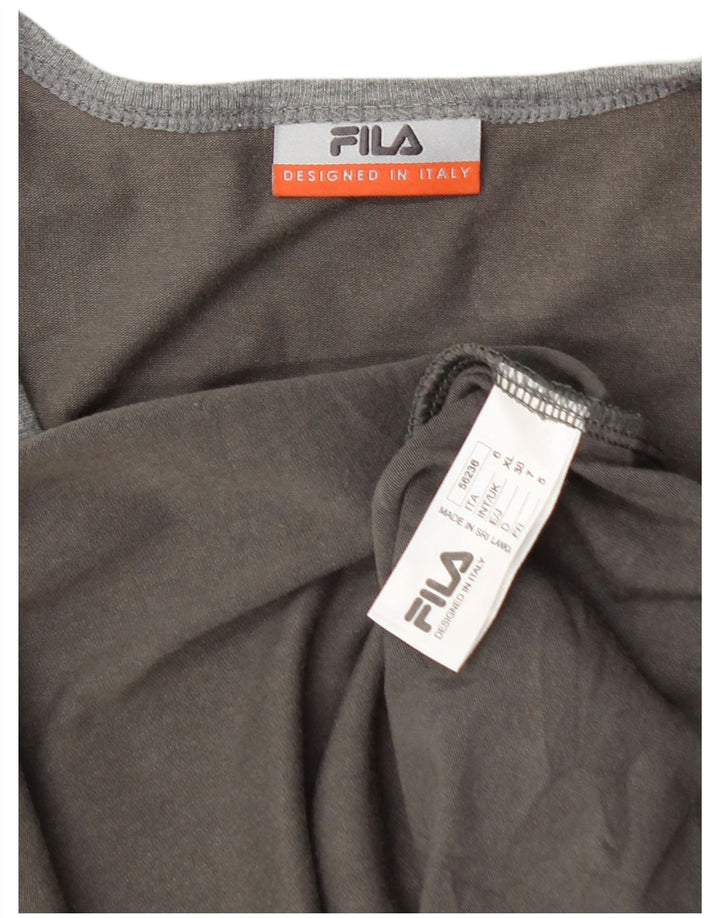 Мужская футболка FILA Top XL Серая, хлопок