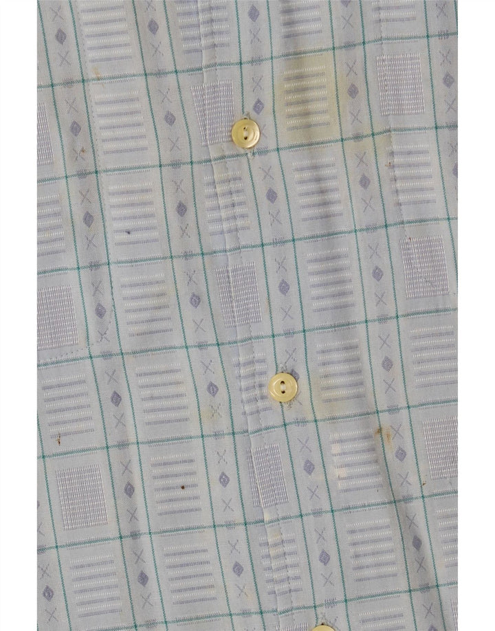 Мужская рубашка в клетку Wampum, маленькая синяя, Fair Isle