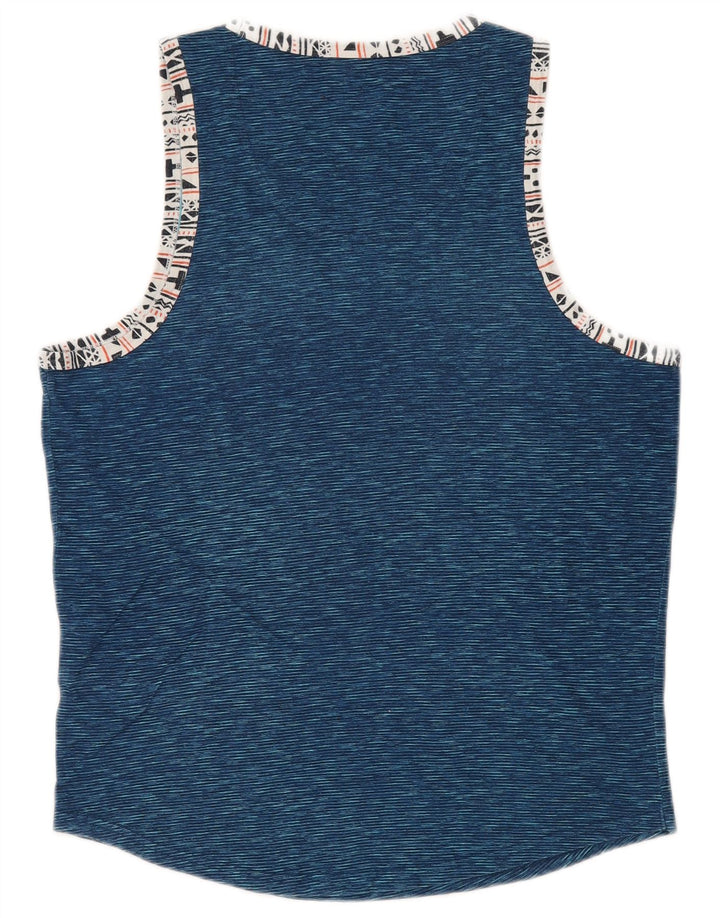 Мужской жилет HOLLISTER, маленький синий хлопковый жилет в тонкую полоску