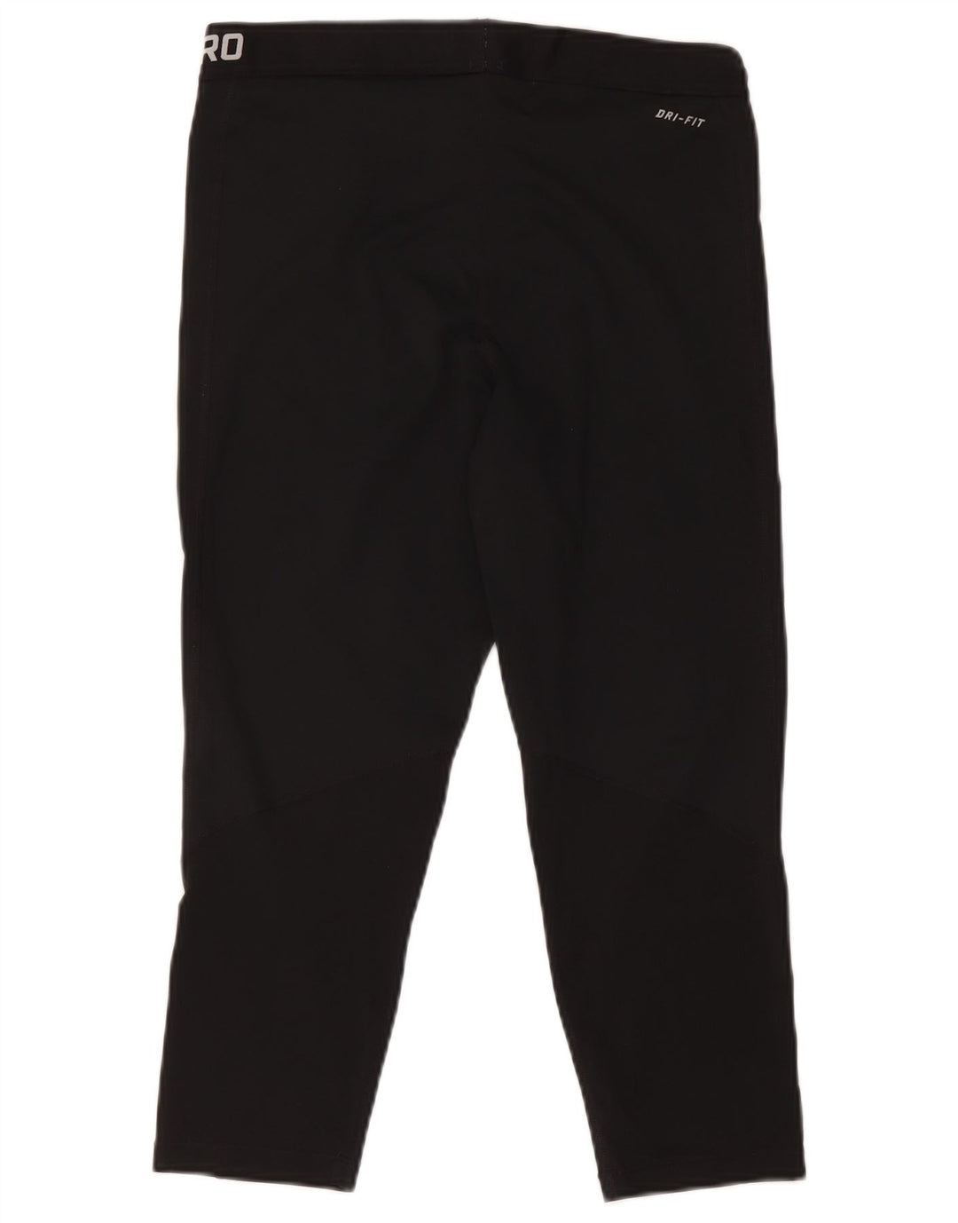 Женские леггинсы-капри с рисунком Nike Dri Fit UK 18 XL, черный полиэстер