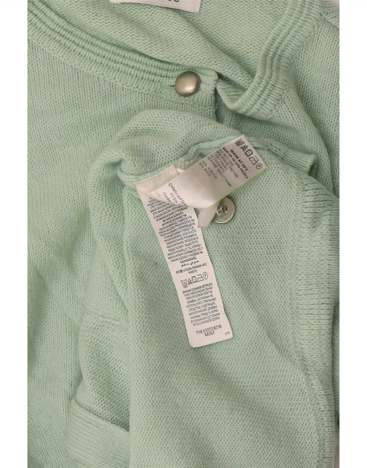 Женский кардиган Marks & Spencer UK 12, средний зеленый акрил