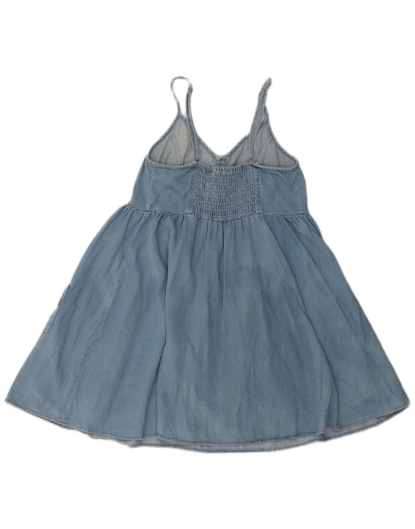 Женский сарафан Topshop Petite UK 10, маленький синий хлопок