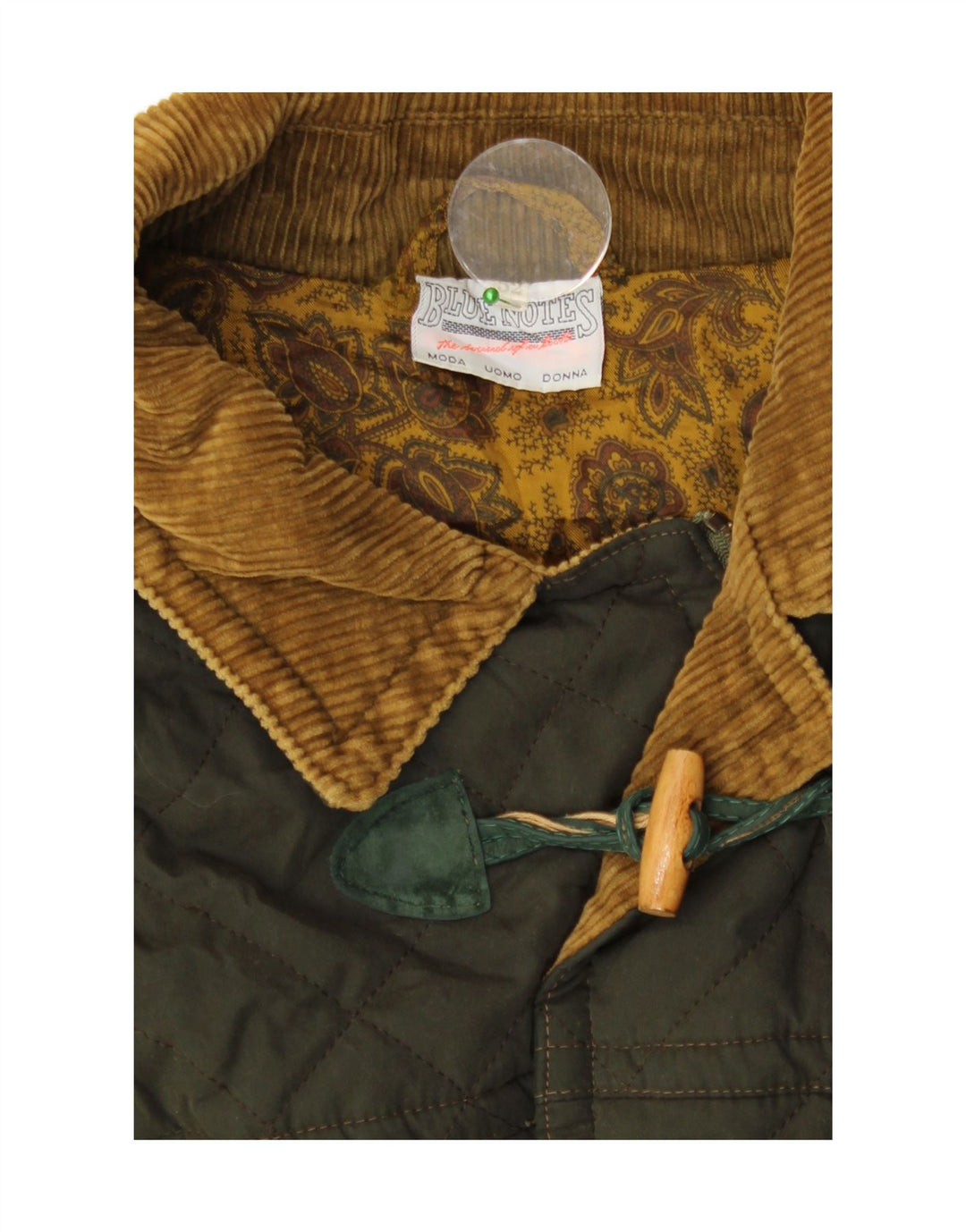 Мужской стеганый дафлкот с капюшоном Blue Notes IT 52 XL Зеленый полиэстер