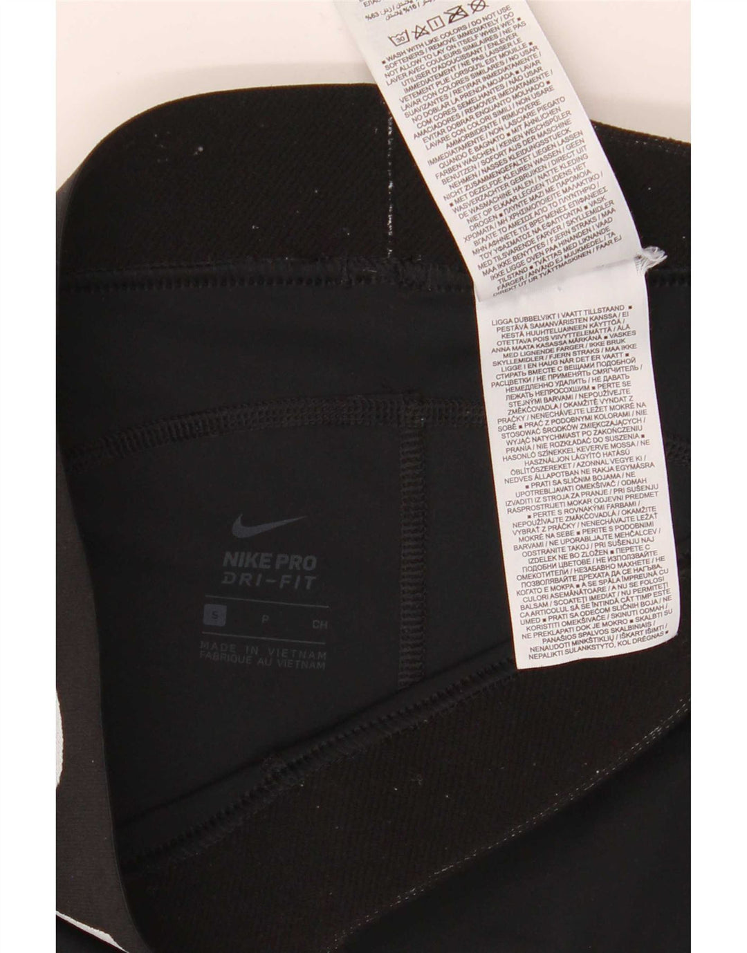Женские спортивные шорты Nike Dri Fit с графическим рисунком UK 8, маленькие черные из полиэстера
