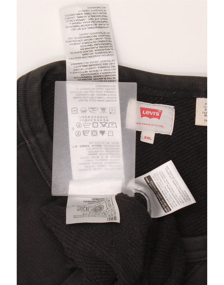 Мужской свитшот Levi's 2XL, черный хлопок