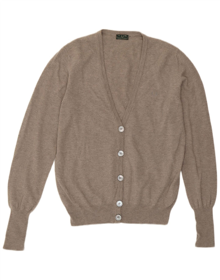 Женский кардиган Fred Perry, свитер UK 20 2XL, серая шерсть