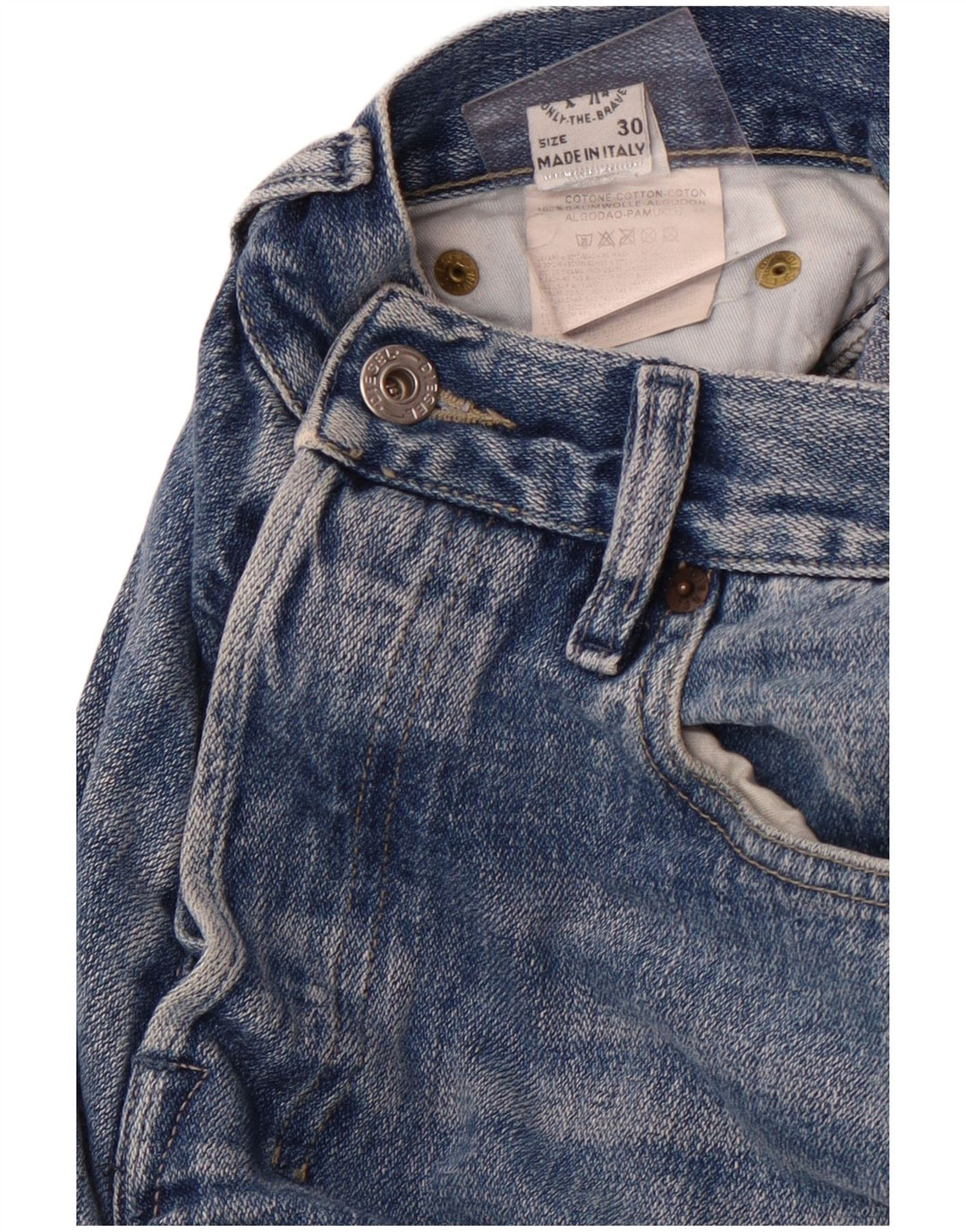 Мужские джинсы DIESEL Bootcut W30 L32 синие, хлопок