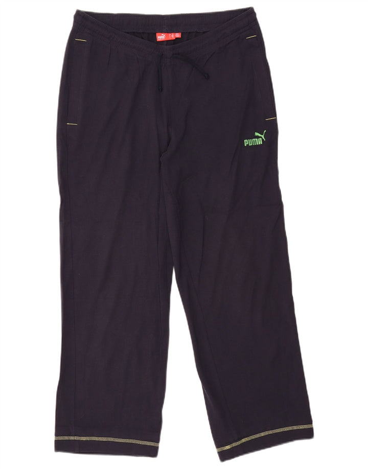 Брюки мужские спортивные Puma средние темно-синие